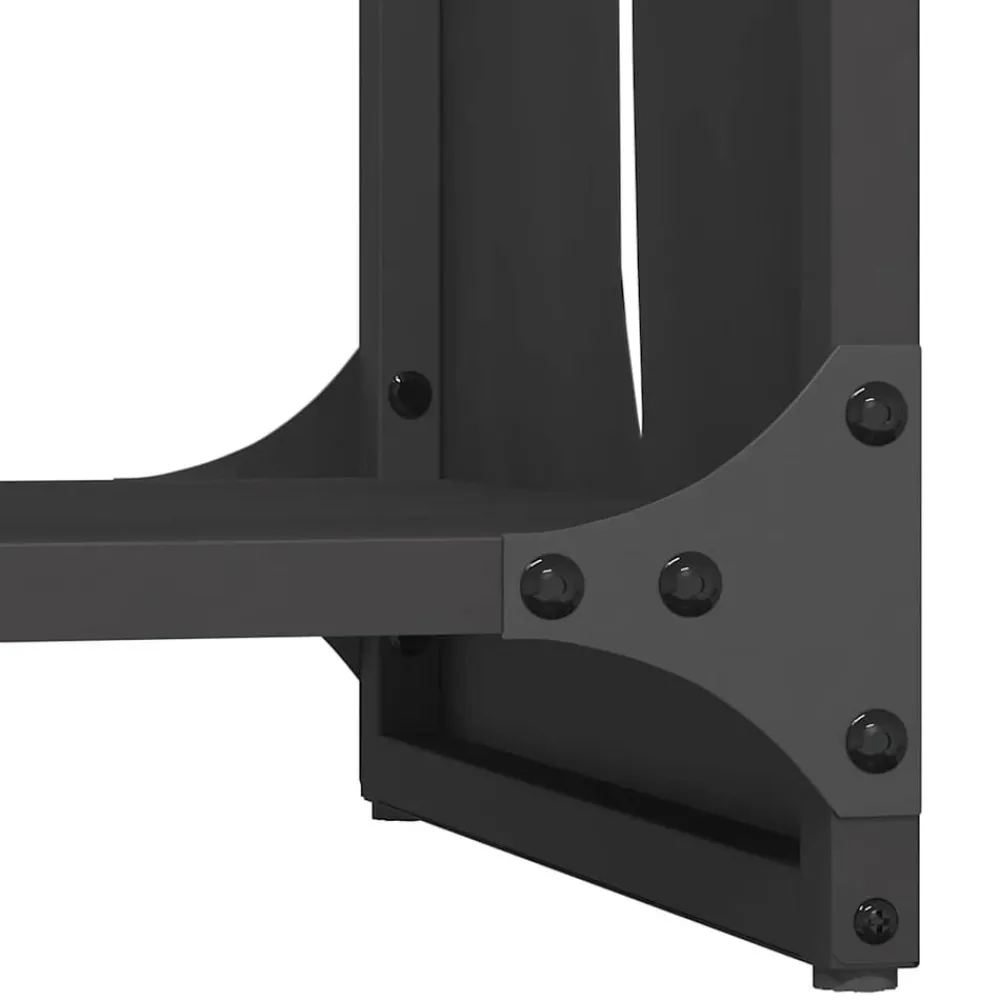 vidaXL Accesorios Para Hornos De Leña Y Chimeneas-Leñero 40x30x80 cm Acero laminado en frío