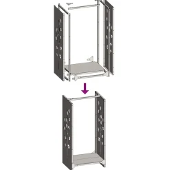 vidaXL Accesorios Para Hornos De Leña Y Chimeneas-Leñero 40x30x80 cm Acero laminado en frío