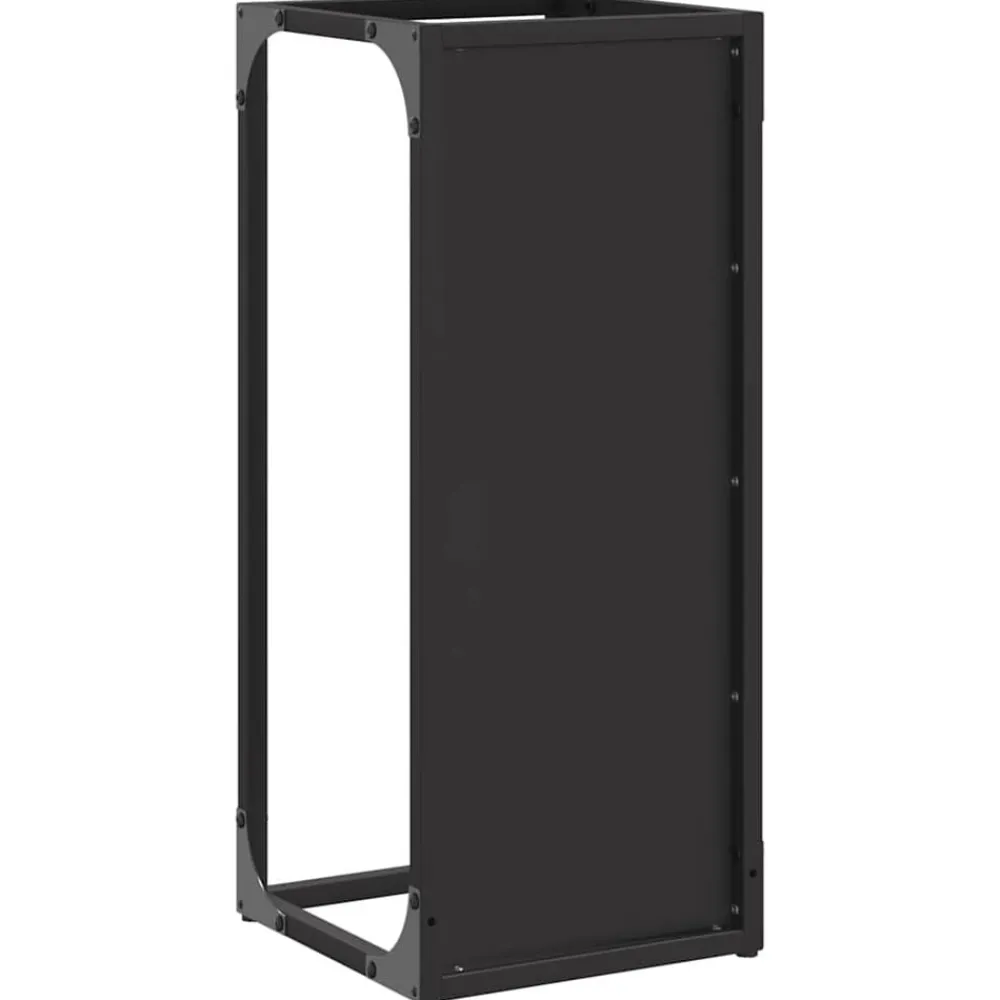 vidaXL Accesorios Para Hornos De Leña Y Chimeneas-Leñero 25x25x60 cm Acero laminado en frío