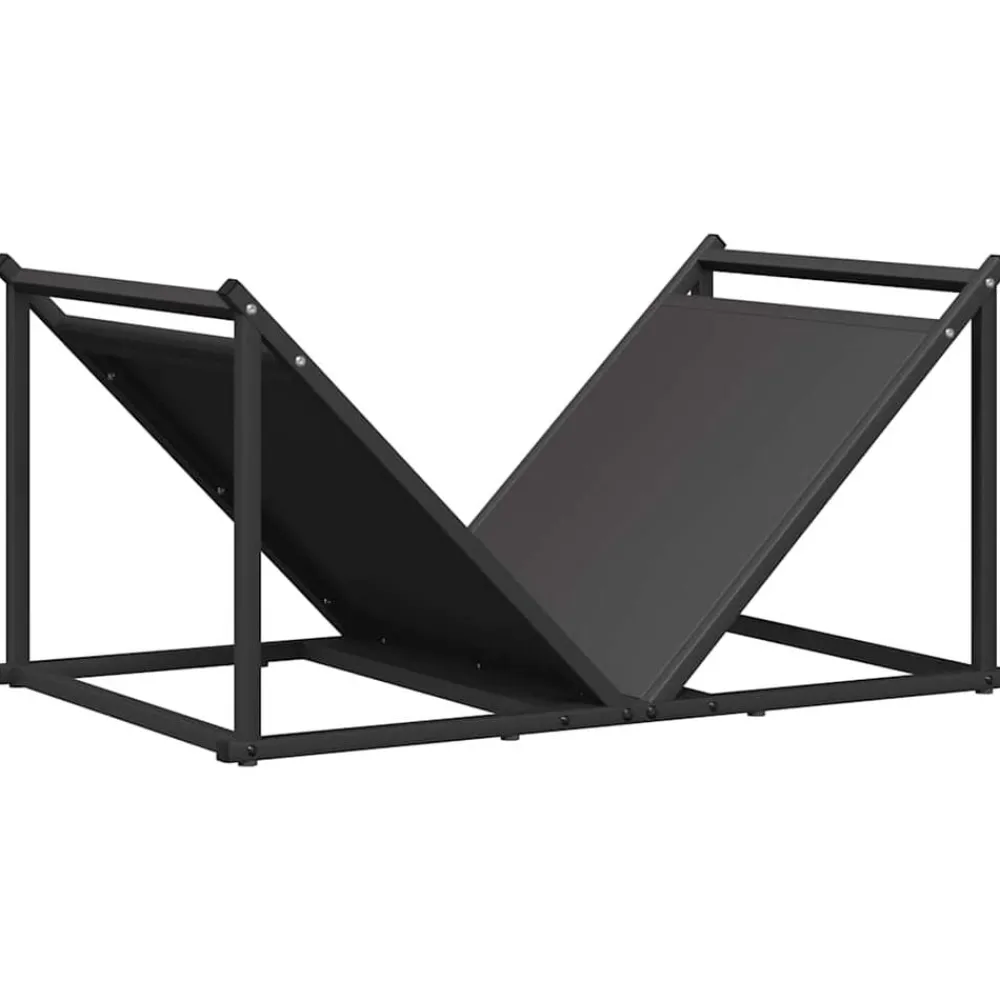 vidaXL Accesorios Para Hornos De Leña Y Chimeneas-Leñero 70x43x34,5 cm Acero laminado en frío