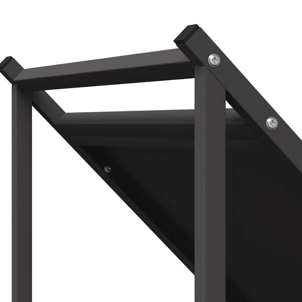 vidaXL Accesorios Para Hornos De Leña Y Chimeneas-Leñero 70x43x34,5 cm Acero laminado en frío