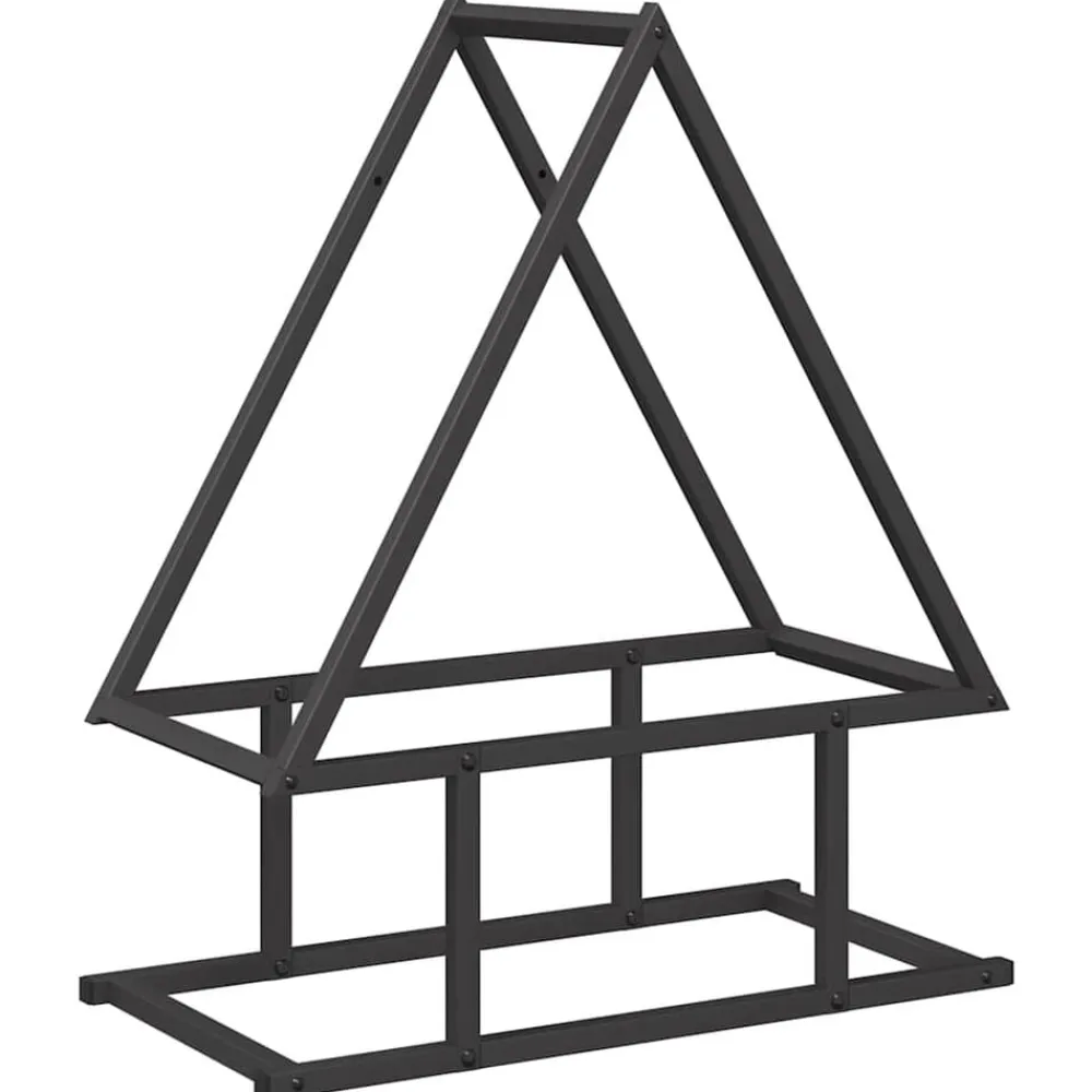 vidaXL Accesorios Para Hornos De Leña Y Chimeneas-Leñero 50x25x60 cm Acero laminado en frío