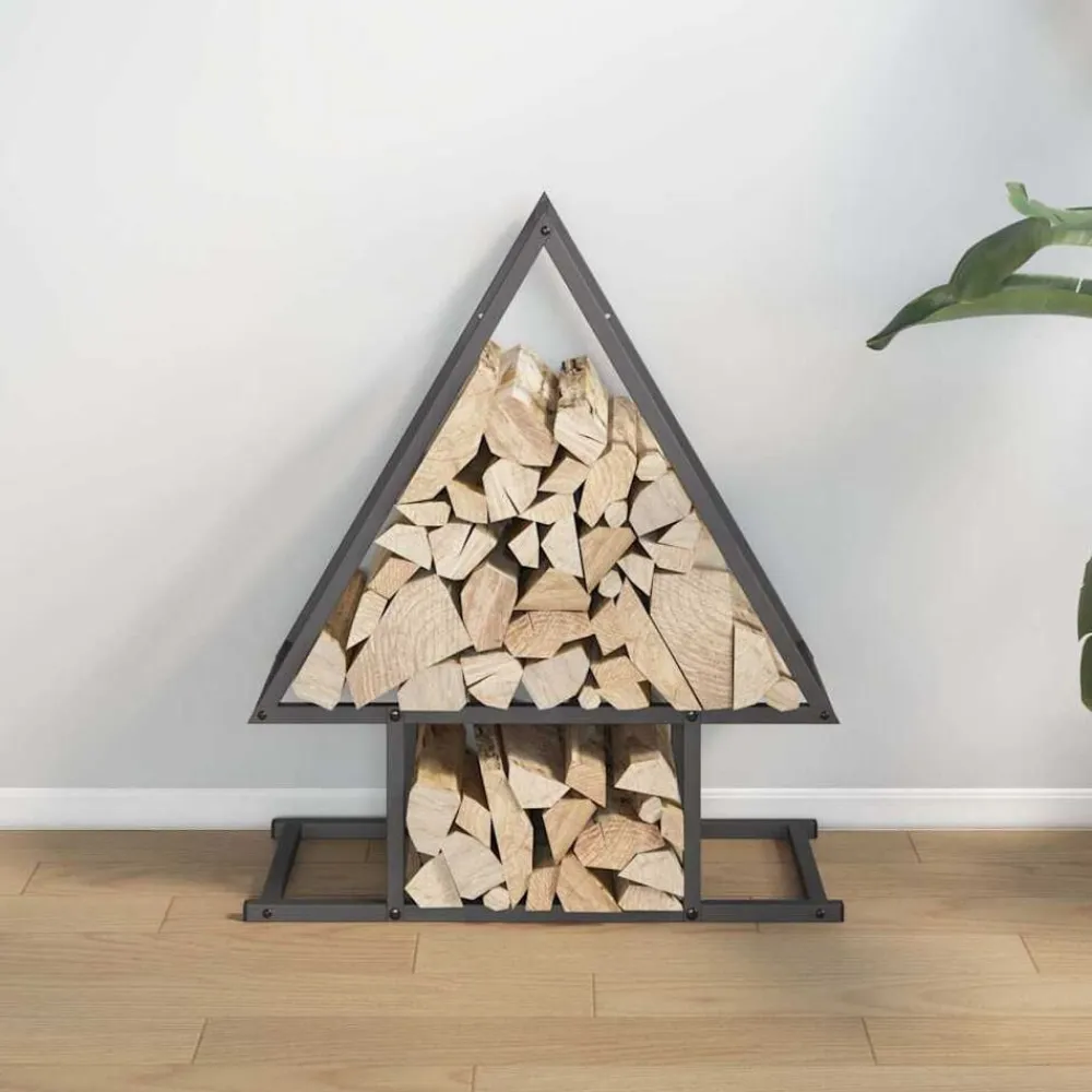 vidaXL Accesorios Para Hornos De Leña Y Chimeneas-Leñero 50x25x60 cm Acero laminado en frío