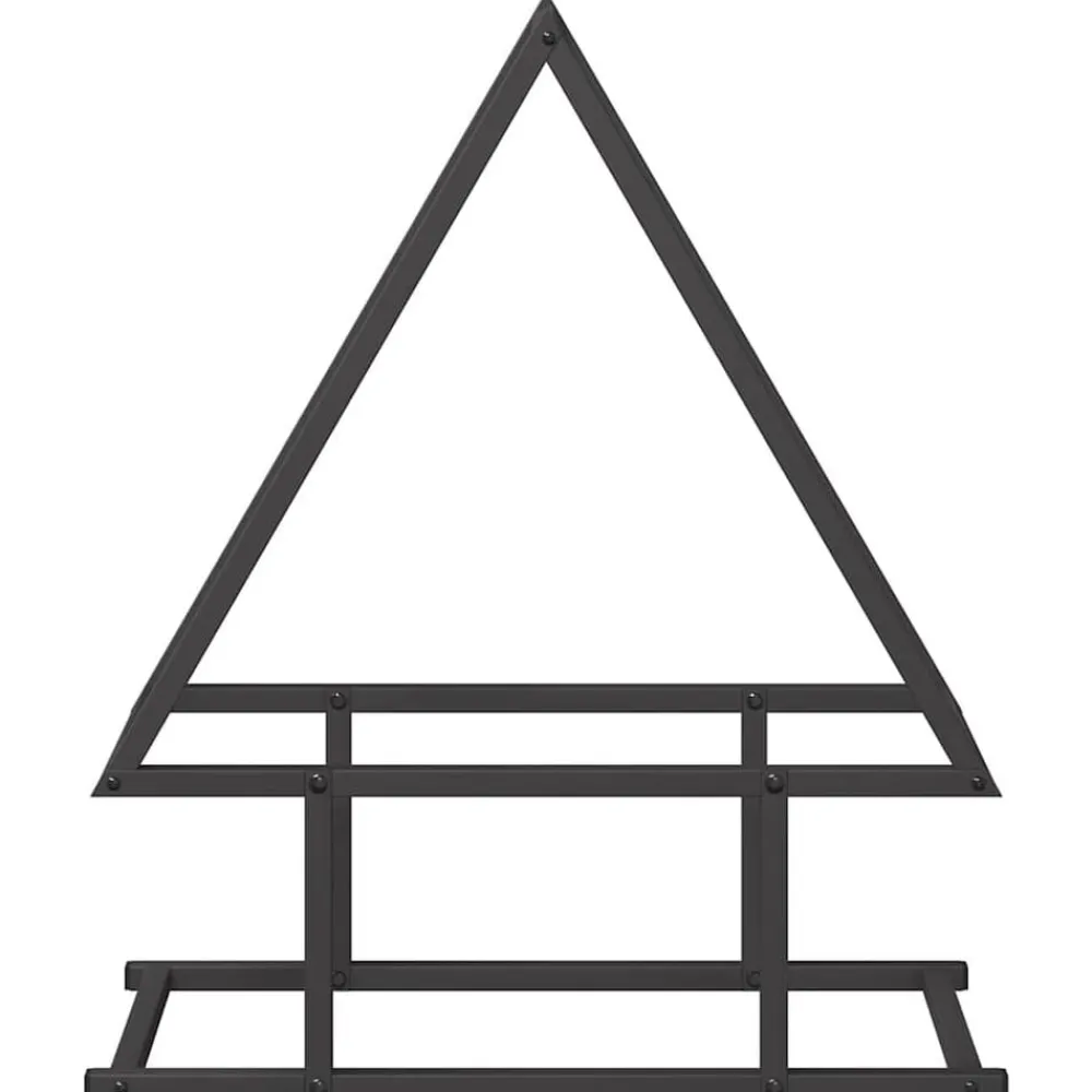 vidaXL Accesorios Para Hornos De Leña Y Chimeneas-Leñero 50x25x60 cm Acero laminado en frío