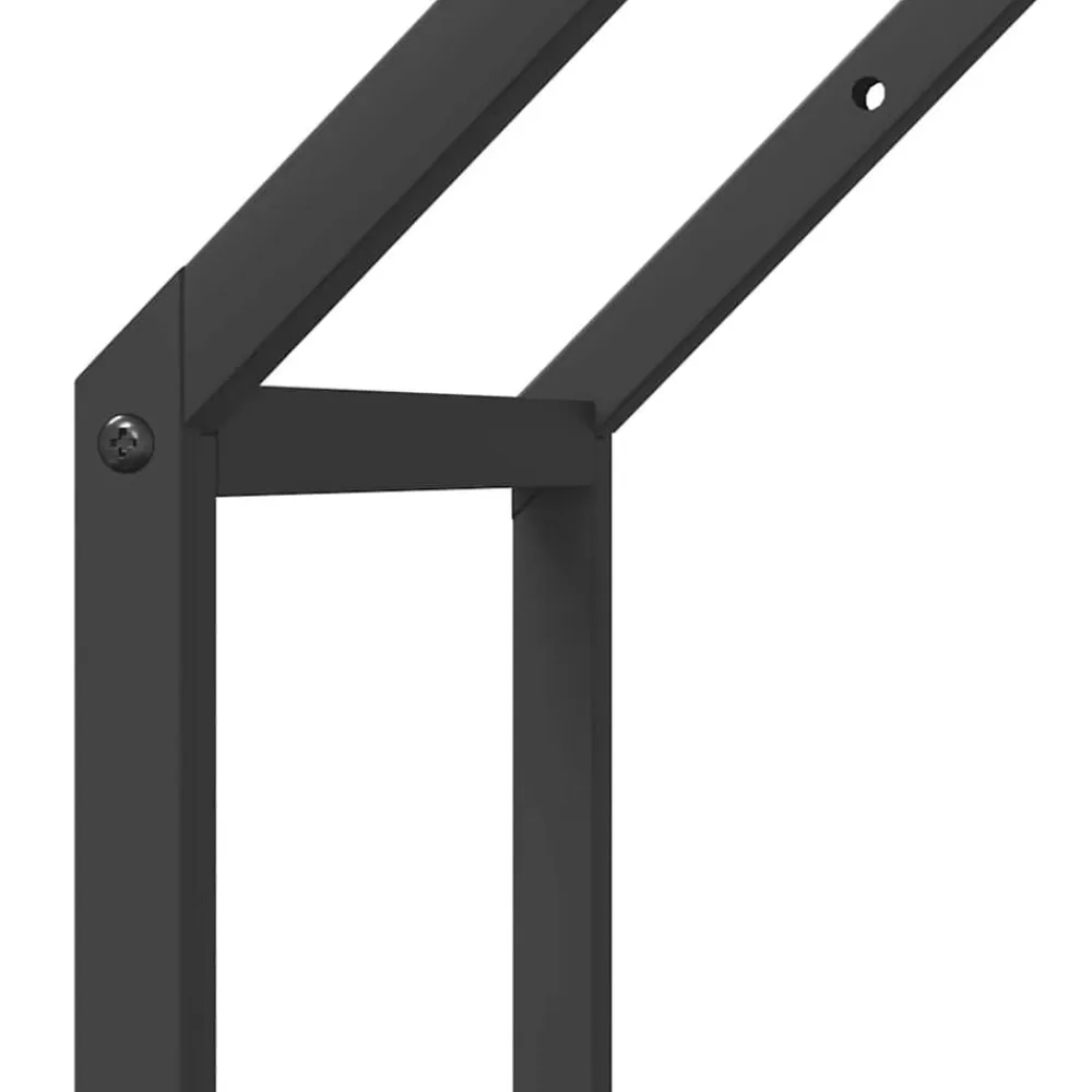 vidaXL Accesorios Para Hornos De Leña Y Chimeneas-Leñero 40x25x60 cm Acero laminado en frío