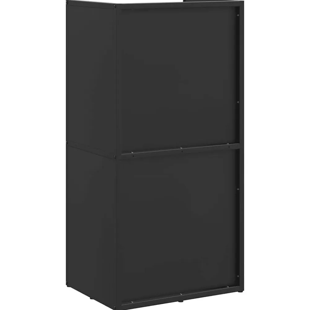 vidaXL Accesorios Para Hornos De Leña Y Chimeneas-Leñero 40x30x80 cm Acero laminado en frío