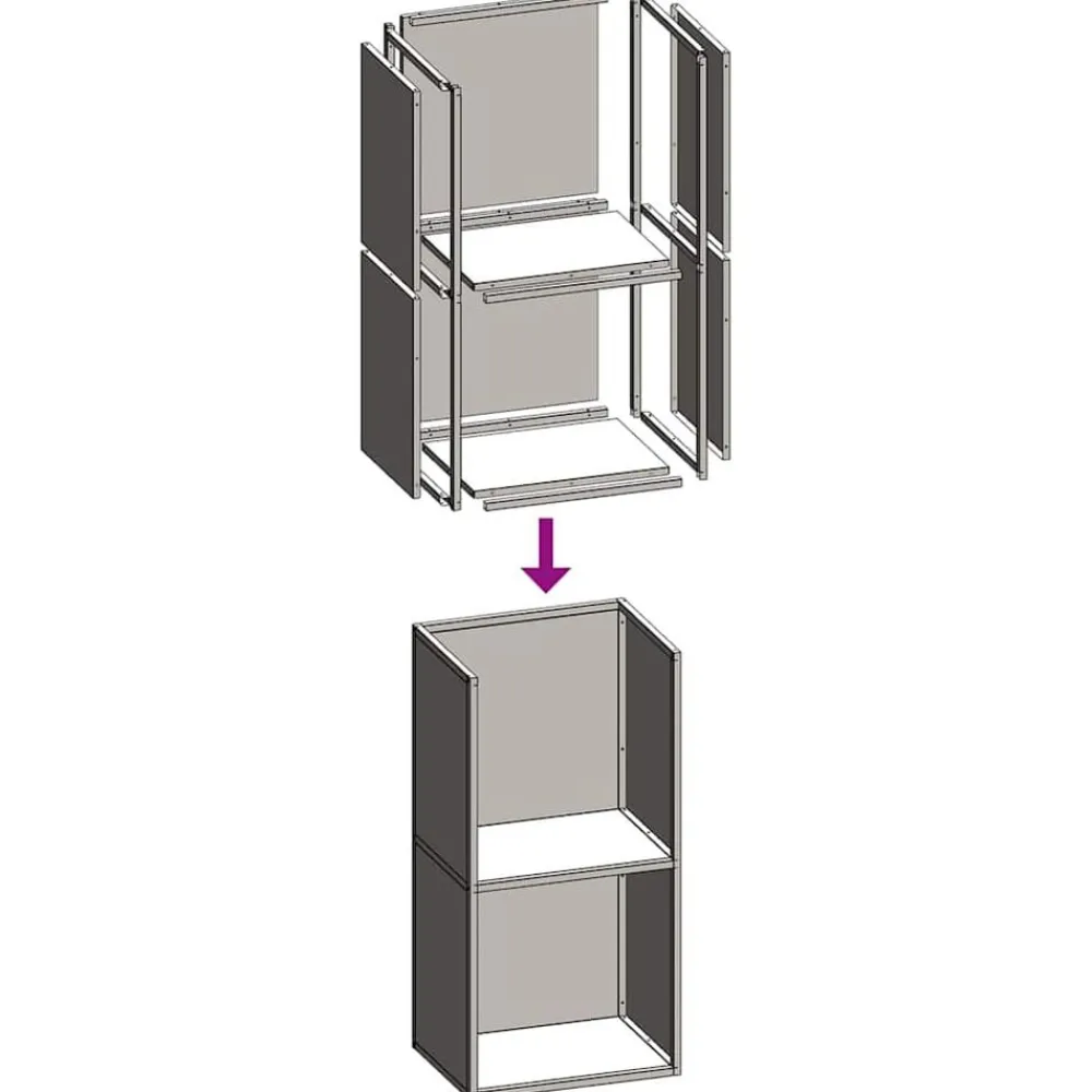 vidaXL Accesorios Para Hornos De Leña Y Chimeneas-Leñero 40x30x80 cm Acero laminado en frío