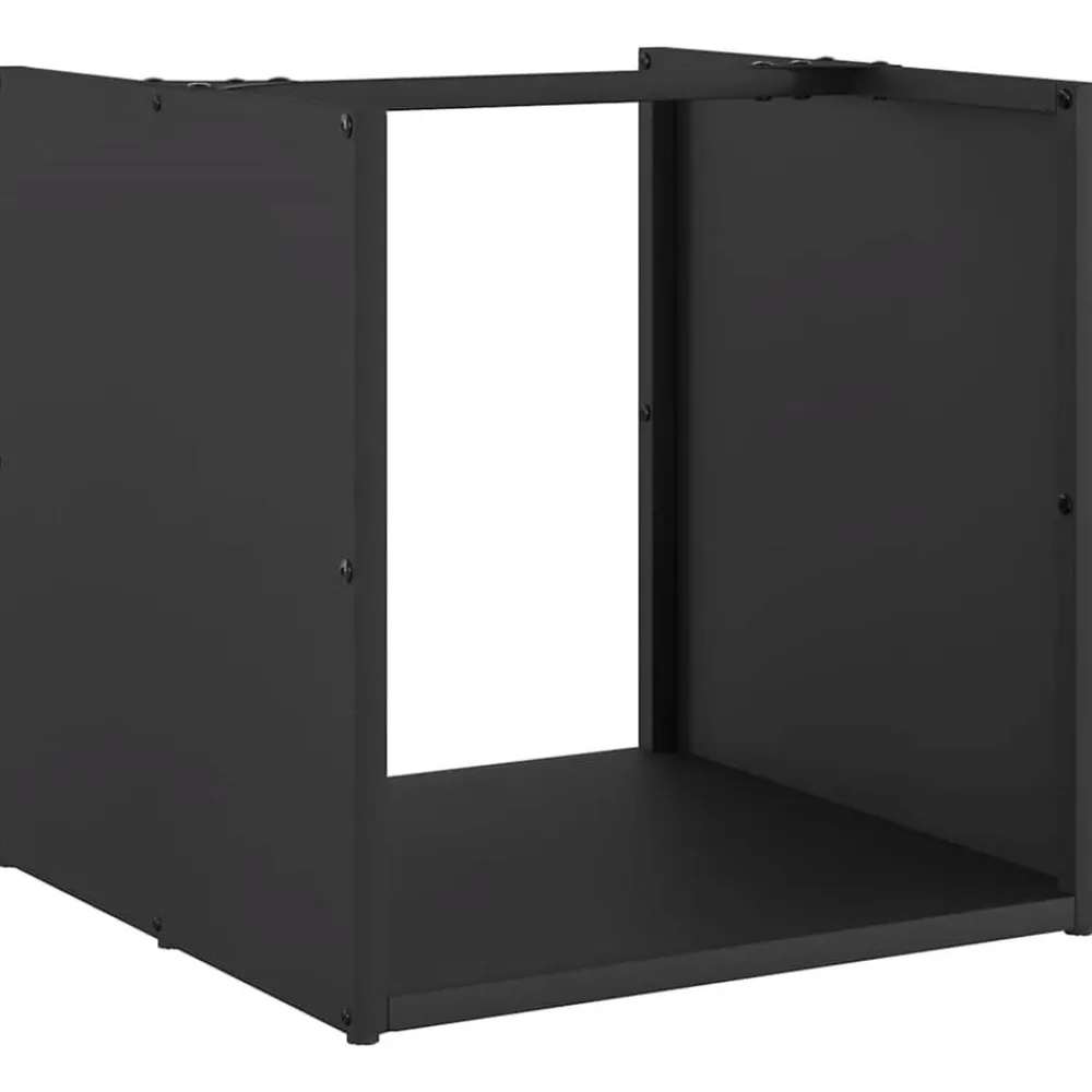 vidaXL Accesorios Para Hornos De Leña Y Chimeneas-Leñero 40x40x40 cm Acero laminado en frío