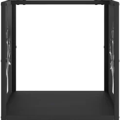 vidaXL Accesorios Para Hornos De Leña Y Chimeneas-Leñero 40x40x40 cm Acero laminado en frío