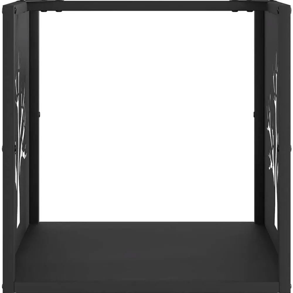 vidaXL Accesorios Para Hornos De Leña Y Chimeneas-Leñero 40x40x40 cm Acero laminado en frío