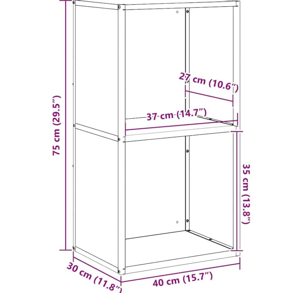 vidaXL Leñero 40x30x75 cm Acero laminado en frío Verde oliva