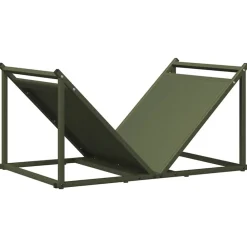 vidaXL Accesorios Para Hornos De Leña Y Chimeneas-Leñero 70x43x34,5 cm Acero laminado en frío
