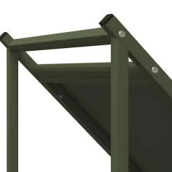 vidaXL Accesorios Para Hornos De Leña Y Chimeneas-Leñero 70x43x34,5 cm Acero laminado en frío