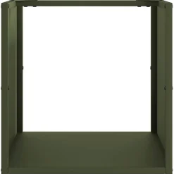 vidaXL Accesorios Para Hornos De Leña Y Chimeneas-Leñero 40x40x40 cm Acero laminado en frío