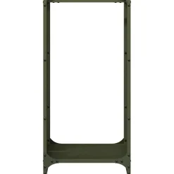 vidaXL Accesorios Para Hornos De Leña Y Chimeneas-Leñero 40x30x80 cm Acero laminado en frío