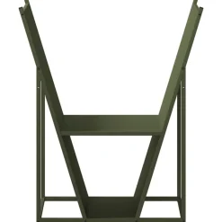 vidaXL Accesorios Para Hornos De Leña Y Chimeneas-Leñero 69,5x35x81 cm Acero laminado en frío