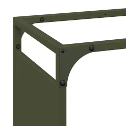 vidaXL Accesorios Para Hornos De Leña Y Chimeneas-Leñero 44x28x65 cm Acero laminado en frío