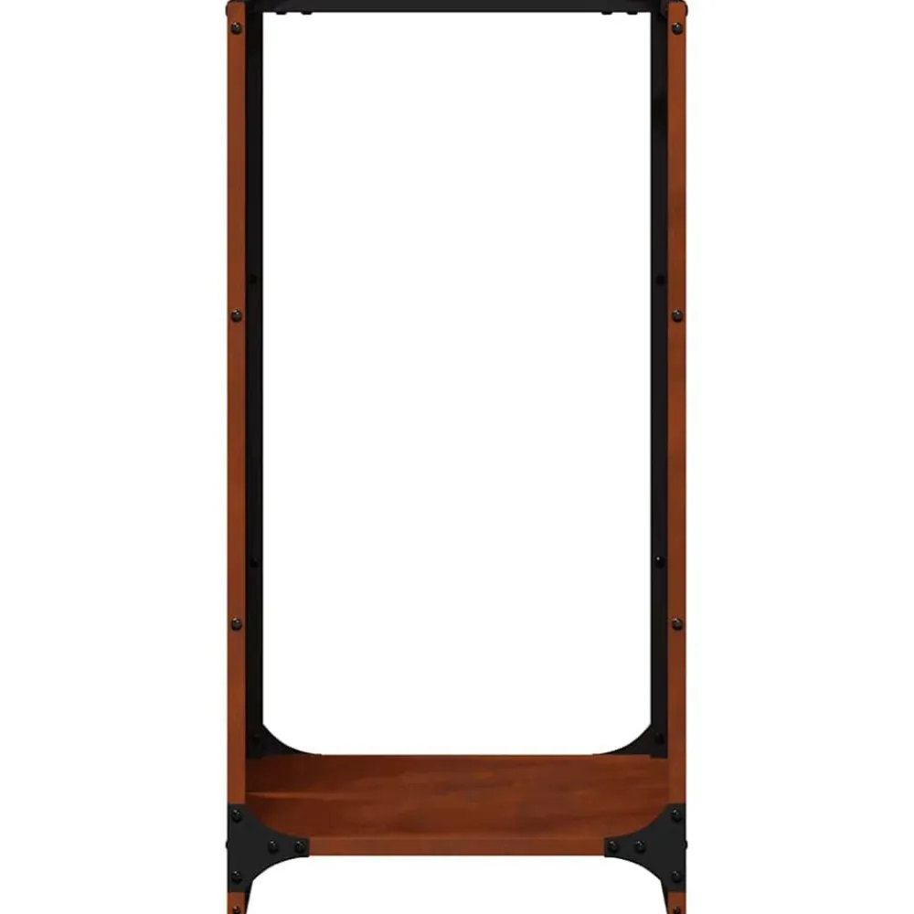 vidaXL Accesorios Para Hornos De Leña Y Chimeneas-Leñero 40x30x80 cm acero corten