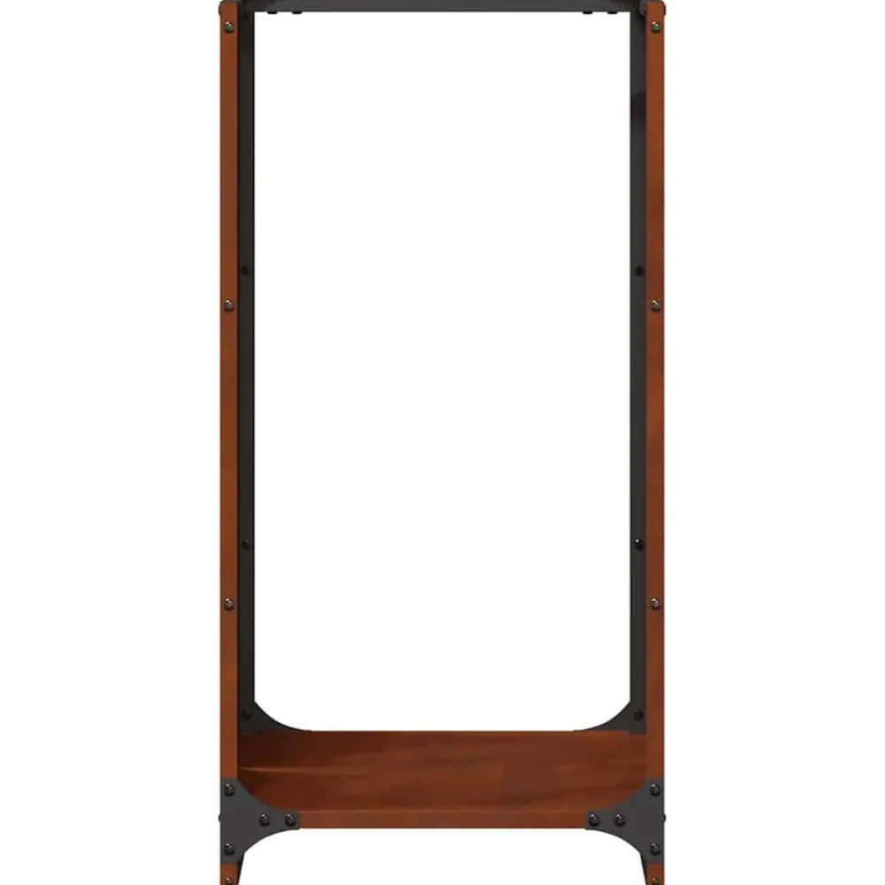 vidaXL Accesorios Para Hornos De Leña Y Chimeneas-Leñero 40x30x80 cm acero corten