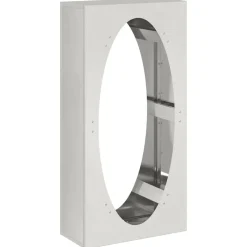 vidaXL Accesorios Para Hornos De Leña Y Chimeneas-Leñero 50x23x100 cm Stainless Steel