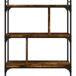 vidaXL Estanterías-Librería 3 estantes madera ingeniería 76x32x88 cm