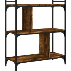 vidaXL Estanterías-Librería 3 estantes madera ingeniería 76x32x88 cm