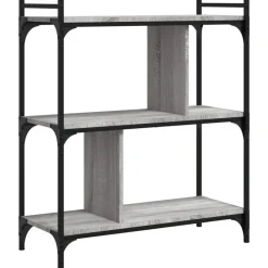 vidaXL Estanterías-Librería 3 estantes madera ingeniería 76x32x88 cm