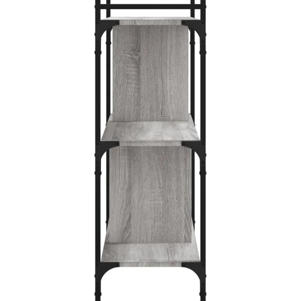 vidaXL Estanterías-Librería 3 estantes madera ingeniería 76x32x88 cm
