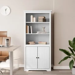 vidaXL Librería BODO madera maciza de pino 82x40x173 cm Blanco Online