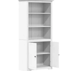 vidaXL Librería BODO madera maciza de pino 82x40x173 cm Blanco Online