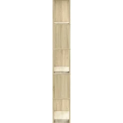 vidaXL Librería de 5 niveles madera 80,5x23,5x162,5 cm Roble Sonoma Online