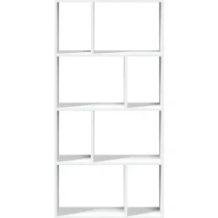 vidaXL Librería de madera de ingeniería blanca 60x20x120,5 cm Blanco Sale