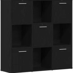 vidaXL Estanterías-Librería de 90x28x90 cm Madera de ingeniería
