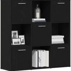 vidaXL Estanterías-Librería de 90x28x90 cm Madera de ingeniería