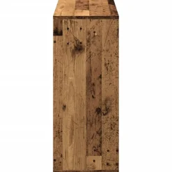 vidaXL Librería divisor madera ingeniería envejecida 69,5x29x69,5 cm Madera antigua Hot