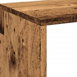 vidaXL Librería divisor madera ingeniería envejecida 69,5x29x69,5 cm Madera antigua Hot