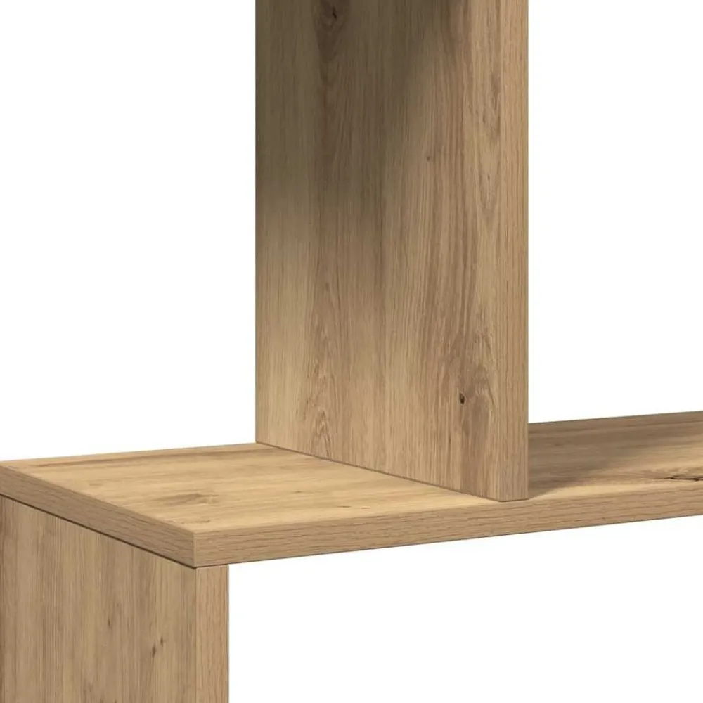 vidaXL Librería divisora 6 niveles madera 70x24x193 cm Roble artisan Sale