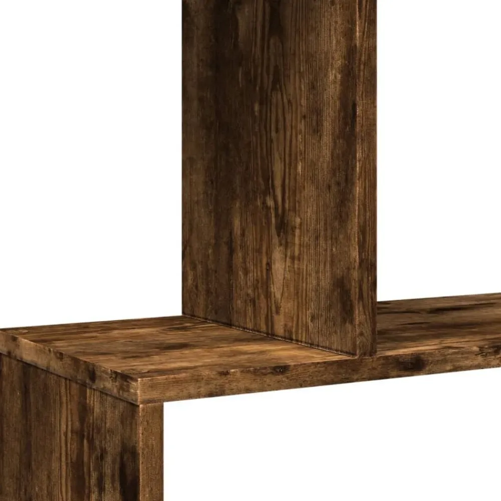 vidaXL Estanterías-Librería divisora 6 niveles madera 70x24x193 cm