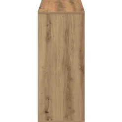 vidaXL Librería divisora madera 69,5x29x69,5 cm Roble artisan New
