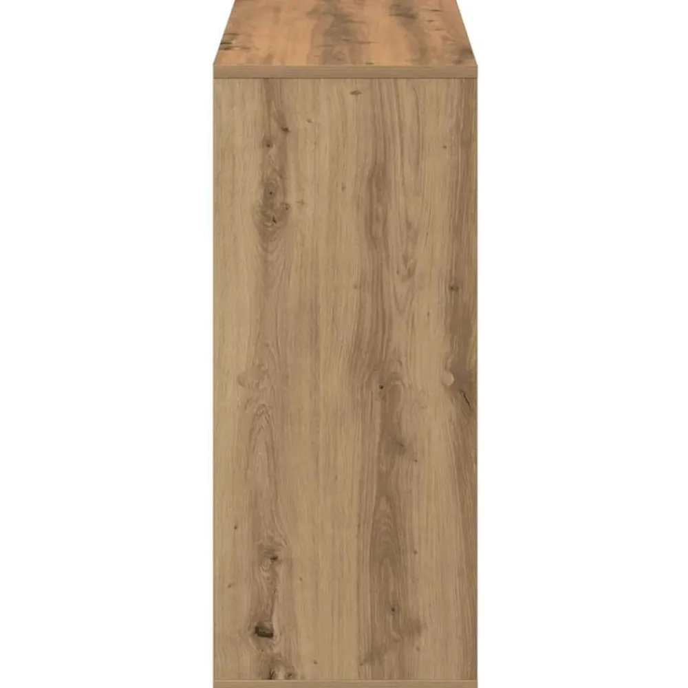 vidaXL Librería divisora madera 69,5x29x69,5 cm Roble artisan New