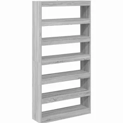 vidaXL Estanterías-Librería 100 x 30 x 198 cm Madera de ingeniería