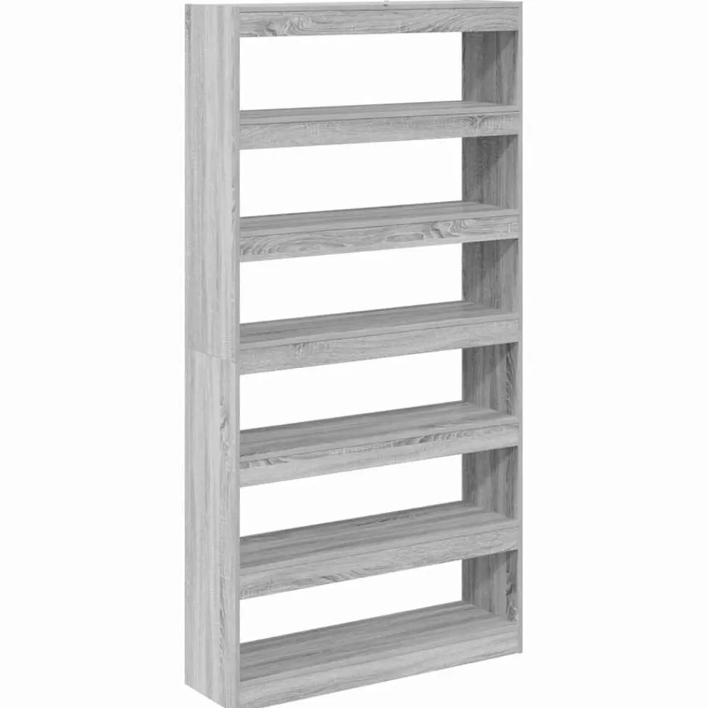 vidaXL Estanterías-Librería 100 x 30 x 198 cm Madera de ingeniería