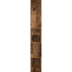 vidaXL Estanterías-Librería Madera vieja 80 x 24 x 159 cm Madera de ingeniería