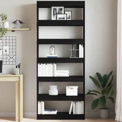 vidaXL Estanterías-Librería 80 x 30 x 198 cm Madera de ingeniería
