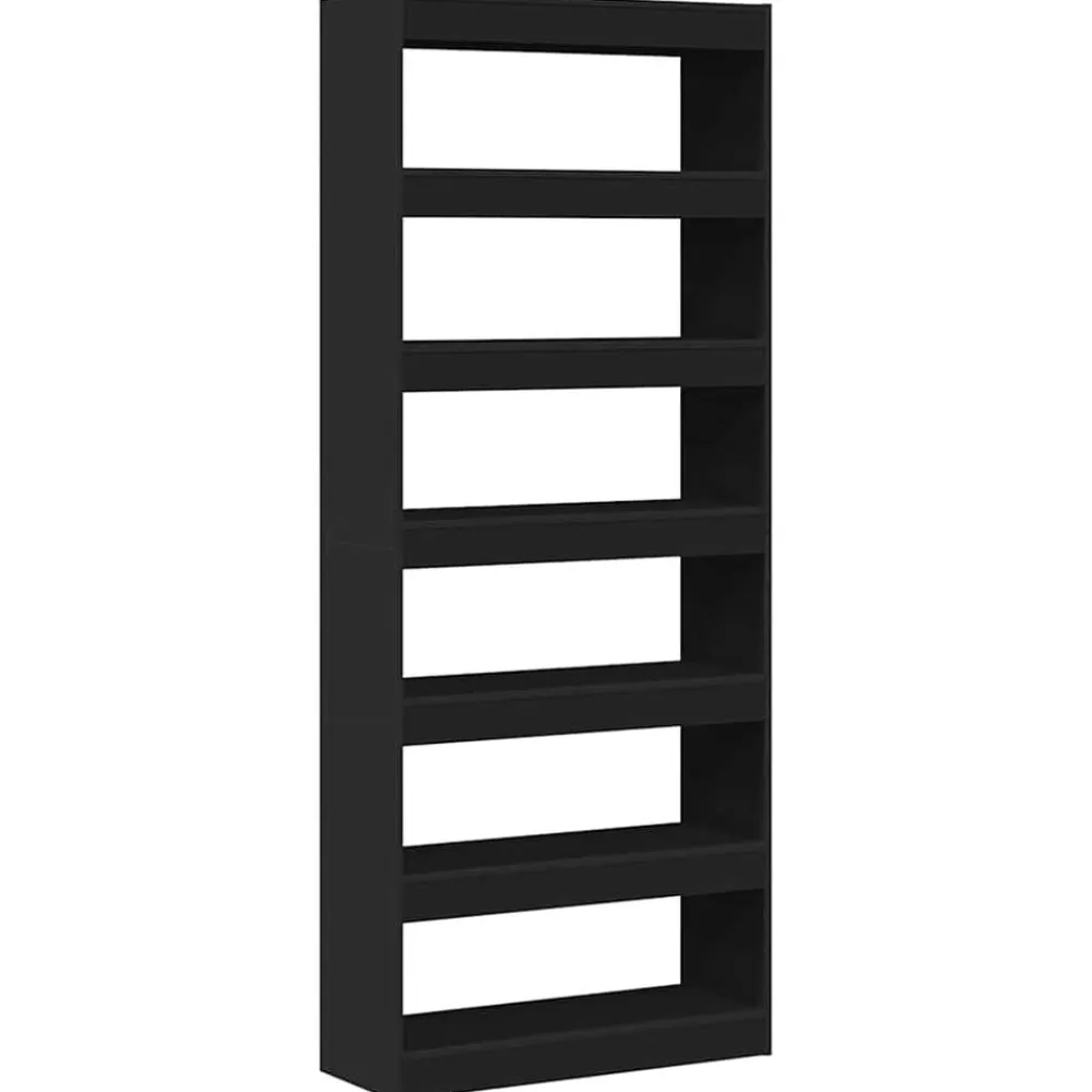 vidaXL Estanterías-Librería 80 x 30 x 198 cm Madera de ingeniería