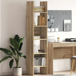 vidaXL Librería Roble artesanal 40 x 35 x 180 cm Madera de ingeniería Roble artisan Online