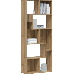 vidaXL Librería 67x24x161 cm Madera de ingeniería Roble artisan Online