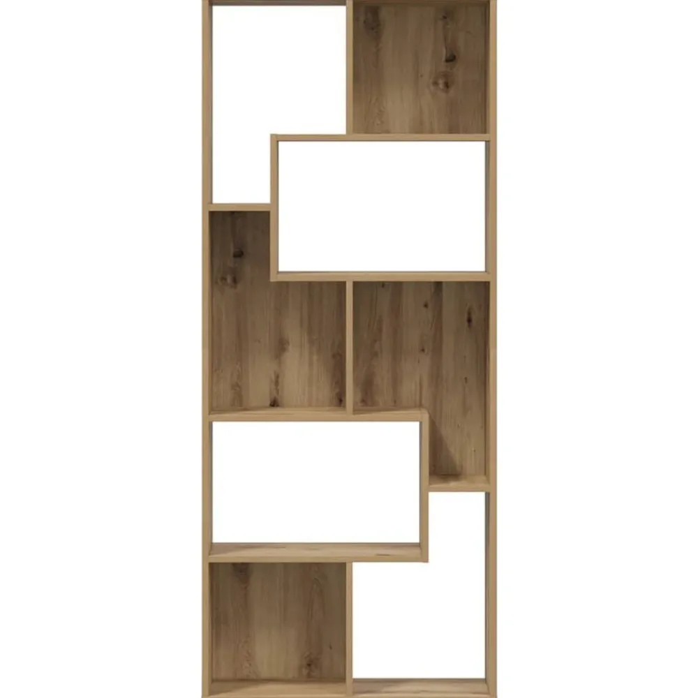 vidaXL Librería 67x24x161 cm Madera de ingeniería Roble artisan Online