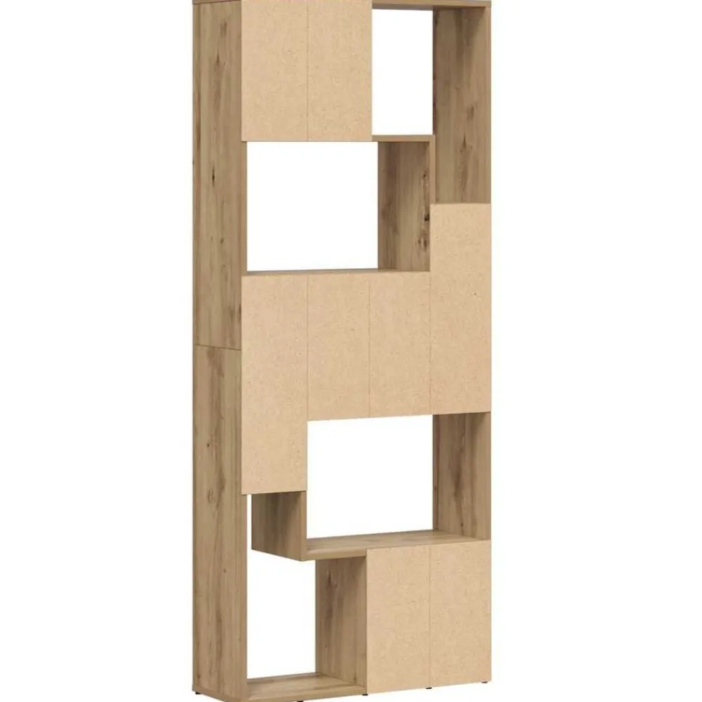 vidaXL Librería 67x24x161 cm Madera de ingeniería Roble artisan Online