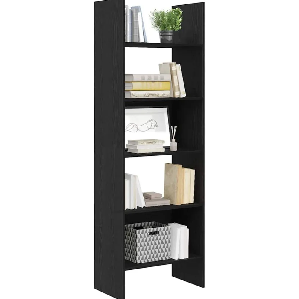 vidaXL Estanterías-Librería 60 x 35 x 180 cm Madera de ingeniería
